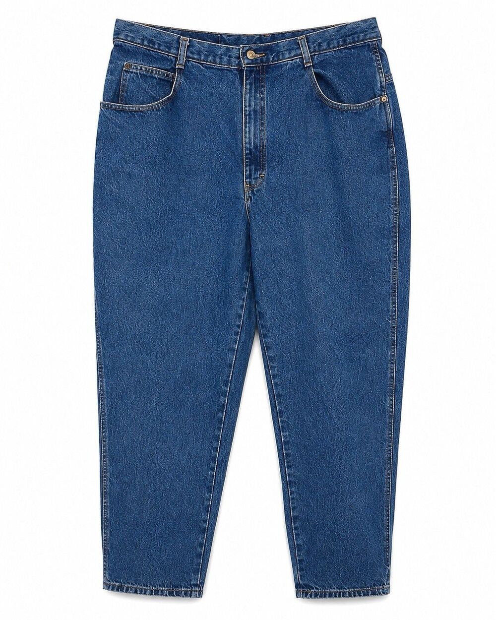 Vintage Gitano Mom Jeans 28W Short Blue Denim High Rise 100% Cotton USA Style